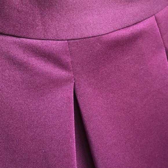 Chelsea&Theodore Burgundy PointeKnit Skirt - Picture 7 of 10